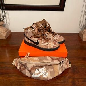 Nike SB dunks high desert camo